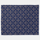 Lilie Fleecedecke (Vorderseite (Horizontal))