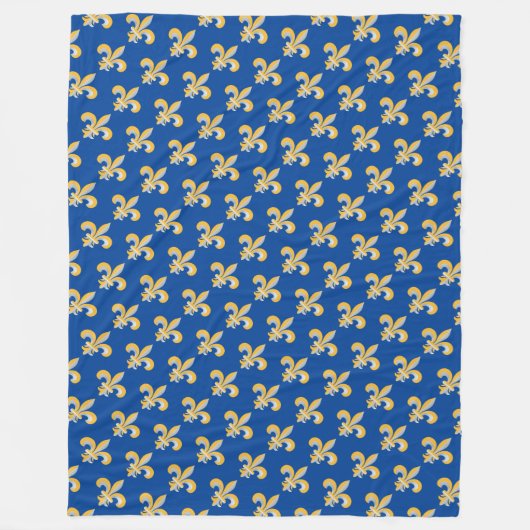 Lilie Fleecedecke (Vorderseite)