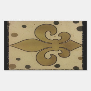 Lilie-Fliesenaufkleber, die Punkt-1 Punkt-2 entspr Rechteckiger Aufkleber