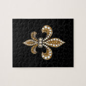 Lilie Flor New Orleans Geeignet für Gold Puzzle (Horizontal)