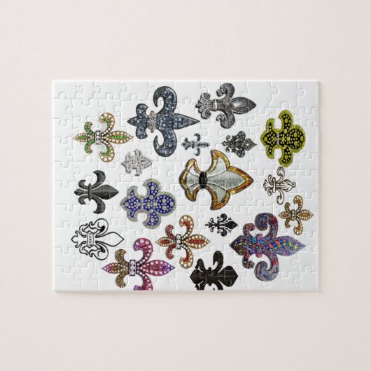 Lilie Flor New Orleans Jewel Sparkle Puzzle (Horizontal)