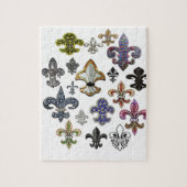 Lilie Flor New Orleans Jewel Sparkle Puzzle (Vertikal)