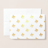Lilie Foil Folienkarte (Vorderseite mit Umschlag)
