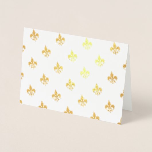 Lilie Foil Folienkarte (Vorderseite)