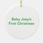 Lilie Foto Ornament (Hinten)