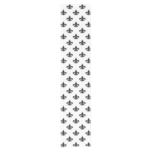 Lilie Französisch Kurzer Tischläufer (Vorderseite)