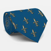 Lilie French Bleu Krawatte (Gerollt)