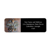 Lilie, gealtert kopferbespannt (Vorne)