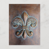 Lilie, gealtert kopferbespannt postkarte (Vorderseite)