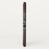 Lilie, gealterte Kupfer-Look bedruckt Case-Mate iPhone Hülle (Hinten/Rechts)