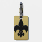 Lilie Gepäckanhänger (Rückseite vertikal)