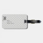 Lilie Gepäckanhänger (Rückseite horizontal)