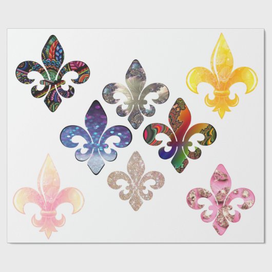 Lilie Geschenkpapier (Flach)