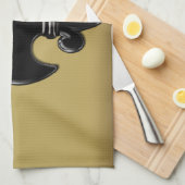 Lilie Geschirrtuch (Viertel Falte)