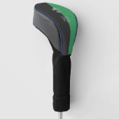 Lilie Green Golf Head Cover Headcover (angewinkelt)