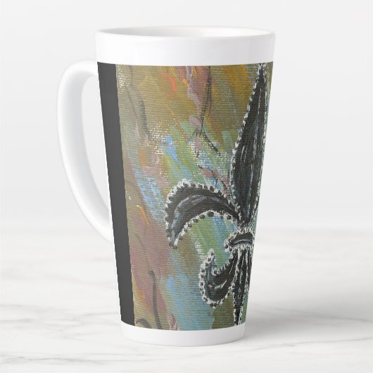 Lilie grün milchtasse (Linke Ecke)