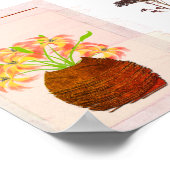 Lilie in Vase Poster (Ecke)