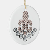 Lilie Keramik Ornament (Rechts)