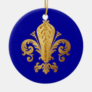 Lilie Keramik Ornament