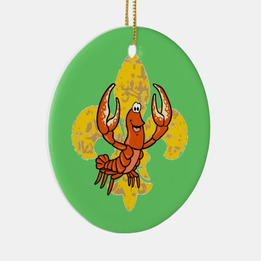 Lilie Keramik Ornament (Rechts)