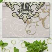 Lilie Küchentuch (Gefaltet)