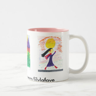 Lilie lafaye zweifarbige tasse