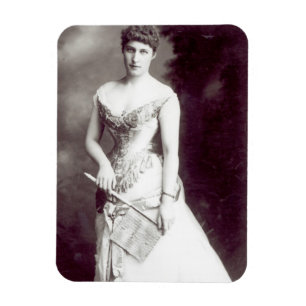 Lilie Langtry (1853-1929) darstellend beim Haymark Magnet