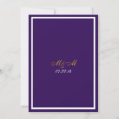 Lilie Lässig Hochzeit Einladung (Rückseite)