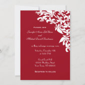 Lilie Lässige Weihnachtsfeier Einladung (Rückseite)