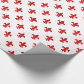 LILIE Lys Large SV White Geschenkpapier (Ecke)