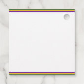 Lilie Mardi Gras Geschenkanhänger (Rückseite)