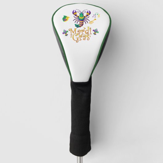 Lilie Mardi Gras Golf Headcover (Vorderseite)