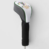 Lilie Mardi Gras Golf Headcover (angewinkelt)