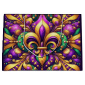 Lilie Mardi gras Große Geschenktüte (Vorderseite)