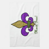 Lilie Mardi Gras Handtuch (Vertikal)