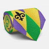 Lilie Mardi Gras Harlequin Krawatte (Gerollt)