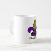 Lilie Mardi Gras Kaffeetasse (Vorderseite Links)
