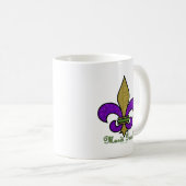 Lilie Mardi Gras Kaffeetasse (VorderseiteRechts)