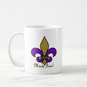 Lilie Mardi Gras Kaffeetasse (Links)