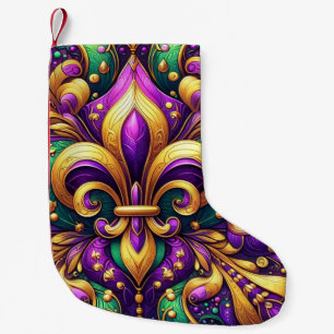 Lilie Mardi gras Kleiner Weihnachtsstrumpf