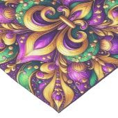 Lilie Mardi gras Kurzer Tischläufer (Ecke)