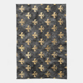 Lilie Mardi Gras Orleans Geschirrtuch (Vertikal)