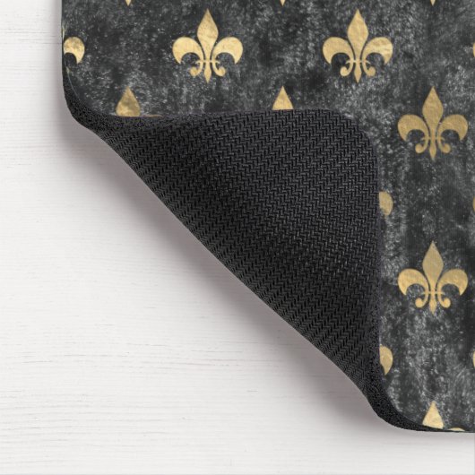 Lilie Mardi Gras Orleans Mousepad (Ecke)