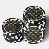 Lilie Mardi Gras Orleans Pokerchips (Stapel)