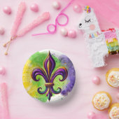Lilie Mardi Gras Pappteller (Party)