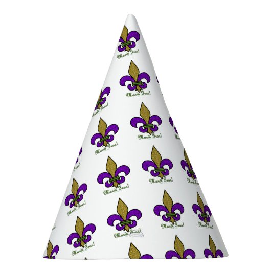 Lilie Mardi Gras Partyhütchen (Rechts)