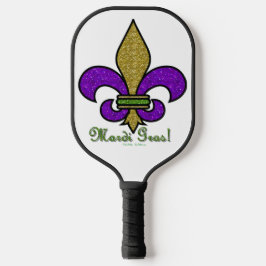 Lilie Mardi Gras Pickleball Schläger
