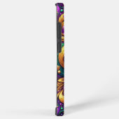 Lilie Mardi gras Samsung Galaxy Hülle (Rechte Seite)