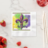 Lilie Mardi Gras Serviette (Beispiel)