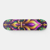 Lilie Mardi gras Skateboard (Horizontal)